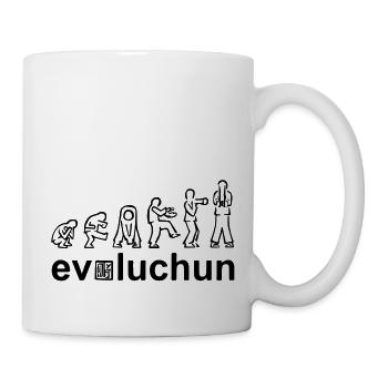 evolution of wing chun forms - Mug - white - Right