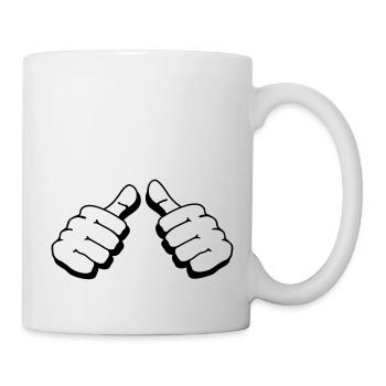 i am - Mug - white - Right
