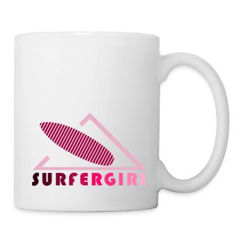 Triangle du surf2 - Mug blanc - blanc - Droite