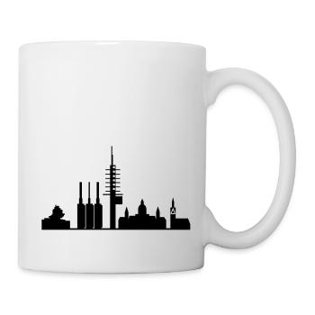 Hannover skyline - Tasse - Weiß - Rechts