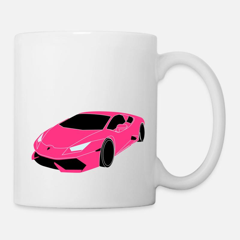 Lambo Sportwagen - Tasse - Weiß