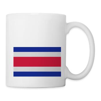 drapeau_costa_rica - Mug blanc - blanc - Droite