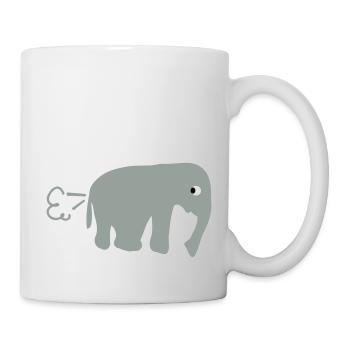 elephant_fart - Mug blanc - blanc - Droite