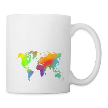welt - Tasse - Weiß - Rechts