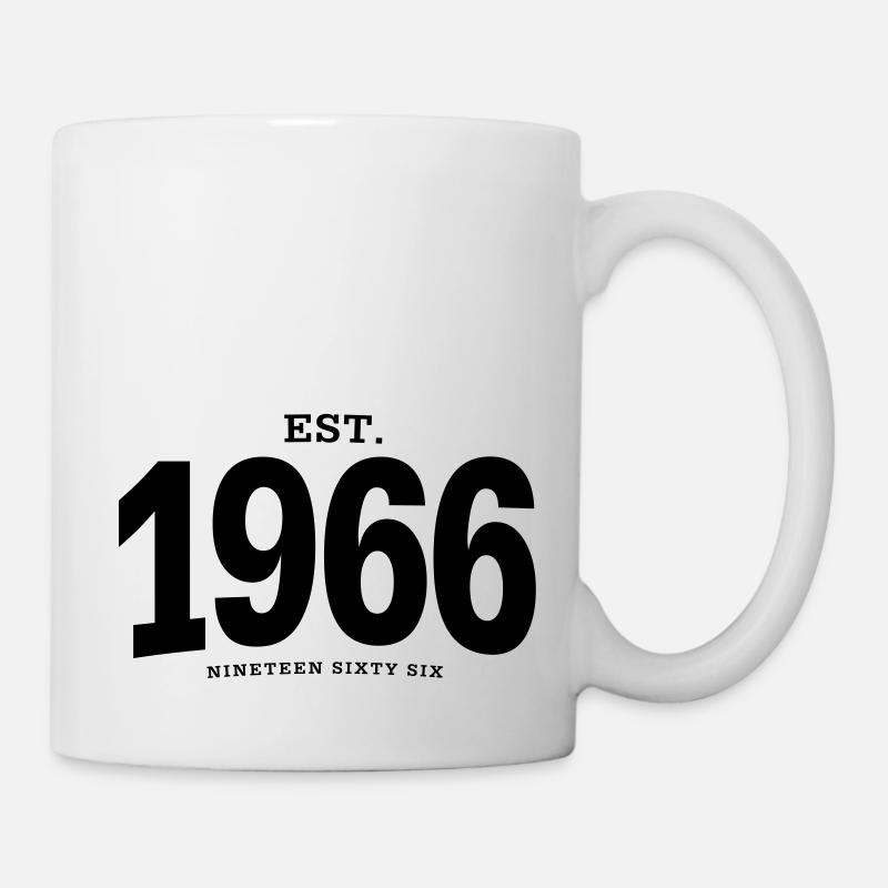 HNE. 1966 Nineteen Sixty Six - Mug blanc - blanc