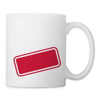 Sign blank - Mug - white - Right