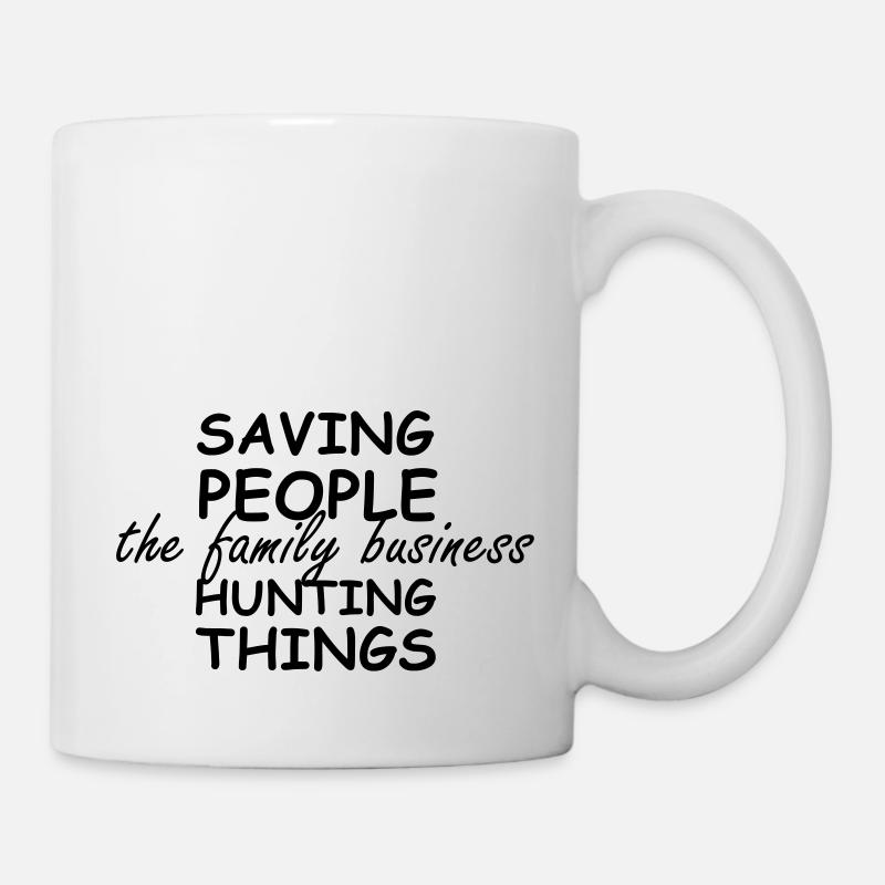 supernatural / saving people hunting things - Mug - white