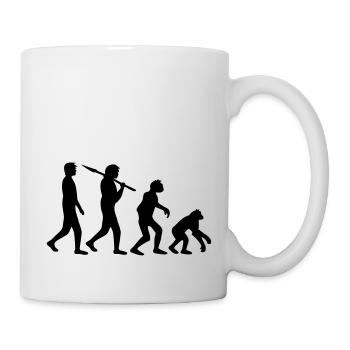 devolution - Tasse - Weiß - Rechts