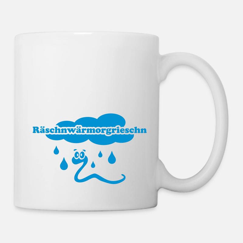 Räschnwärmorgrieschn - Mug blanc - blanc