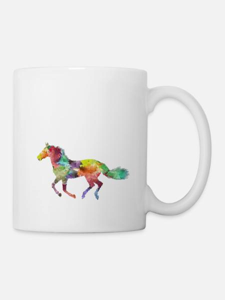 Horse colorful - Mug - white