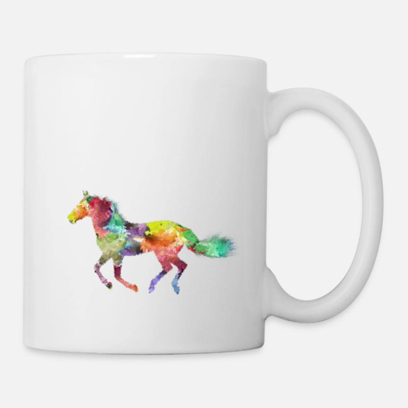 Horse colorful - Mug - white