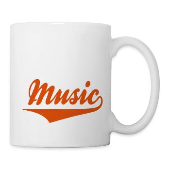 music - Tasse - Weiß - Rechts