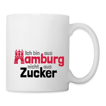 Je suis de Hambourg - Mug blanc - blanc - Droite