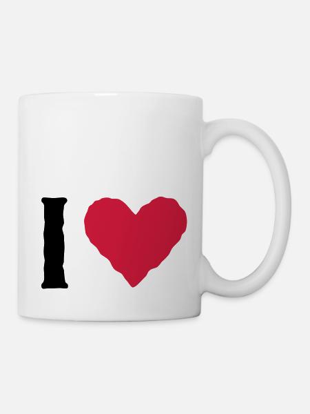I love ... - Tasse - Weiß