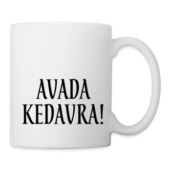 avada kedavra film geschenk hexerei - Tasse - Weiß - Rechts