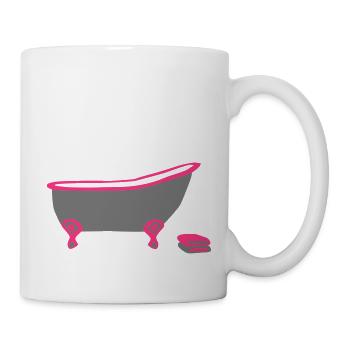 Badewanne - Tasse - Weiß - Rechts