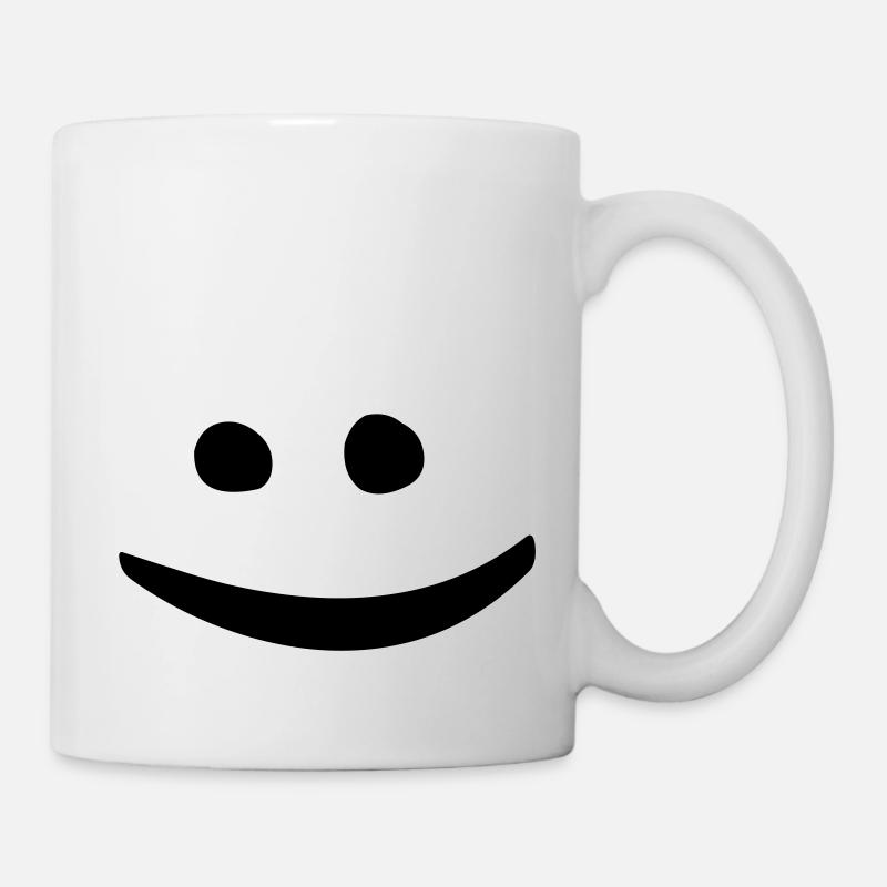 lächeln - Tasse - Weiß