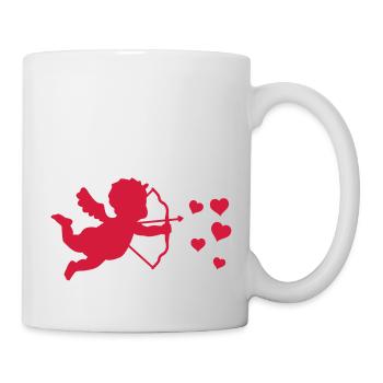 amor_herzen___f1 - Mug blanc - blanc - Droite