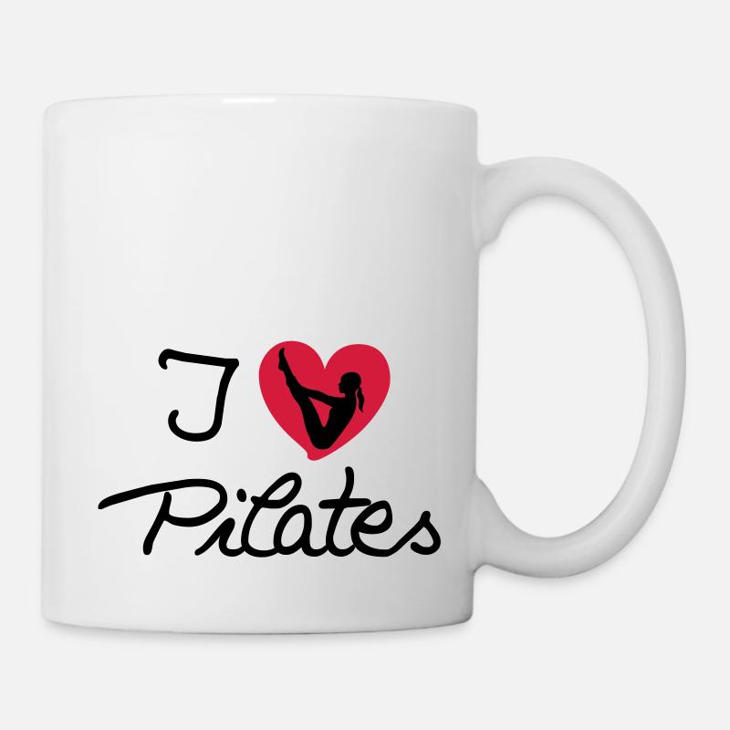 J'aime Pilates (3) - Mug blanc - blanc