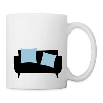 Sleeper sofa & Pillows - Mug - white - Right