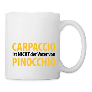 carpaccio is not the father of pinocchio - Mug - white - Right