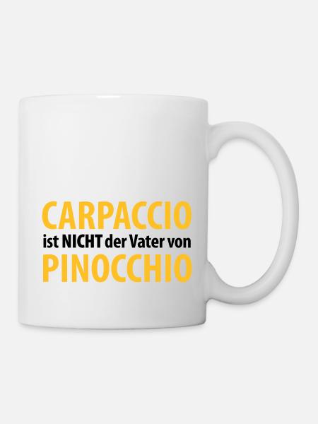 carpaccio is not the father of pinocchio - Mug - white