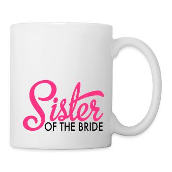 jeune mariée - Mug blanc - blanc - Droite