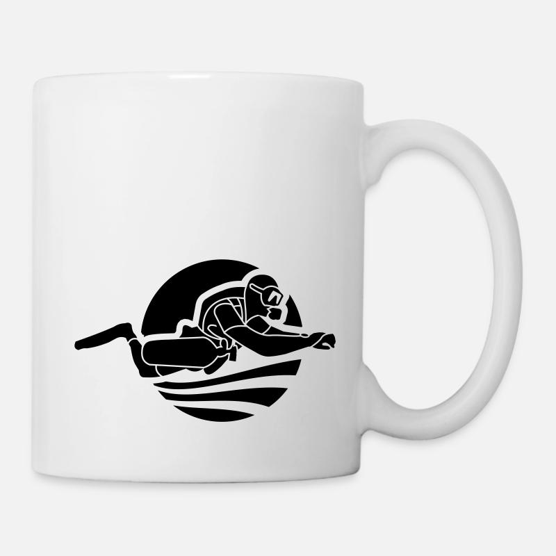 Sidemount-Forum Logo - Tasse - Weiß