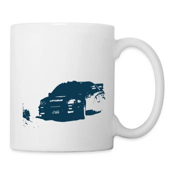 Rallye raid - Auto (B2) - Mug blanc - blanc - Droite