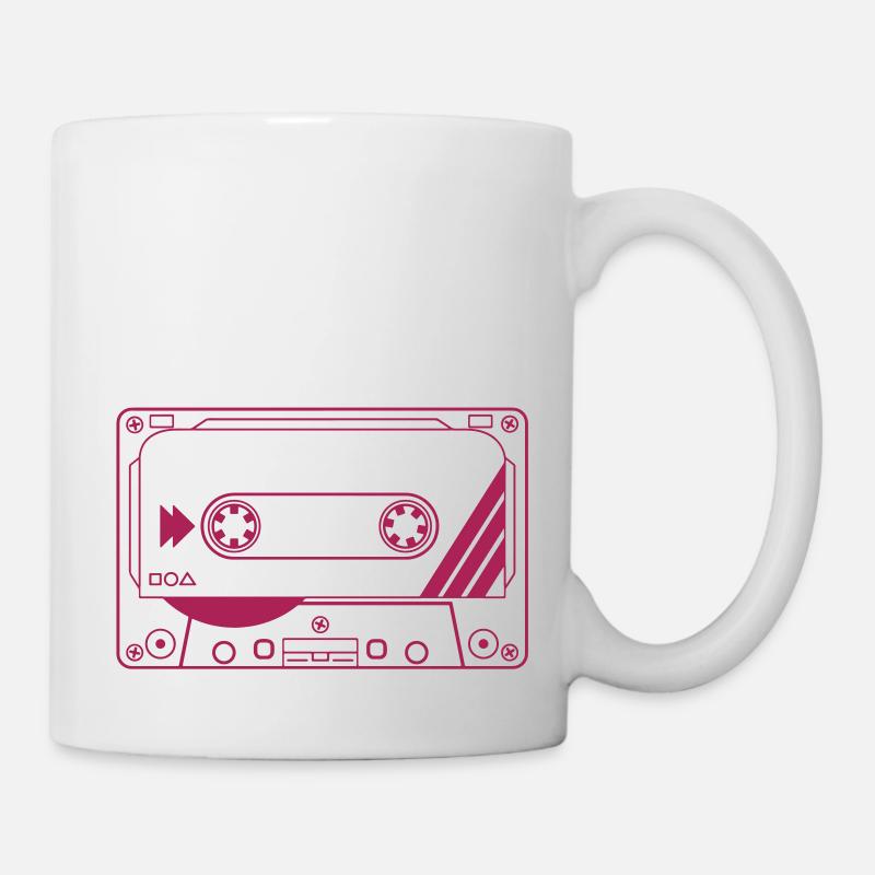 Tape Cassette - Mug blanc - blanc
