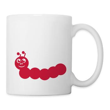 raupe - Tasse - Weiß - Rechts