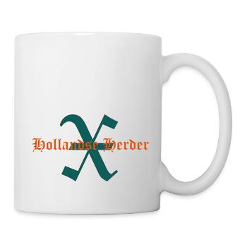 Schriftzug X-Hollandse Herder - Tasse - Weiß - Rechts