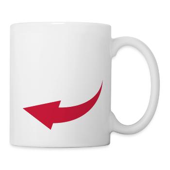 arrow - Mug - white - Right