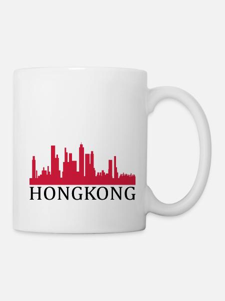 hongkong - Tasse - Weiß
