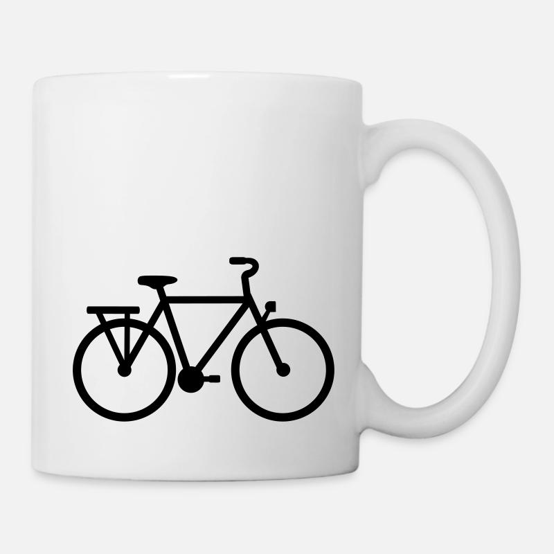 Fahrrad - Tasse - Weiß