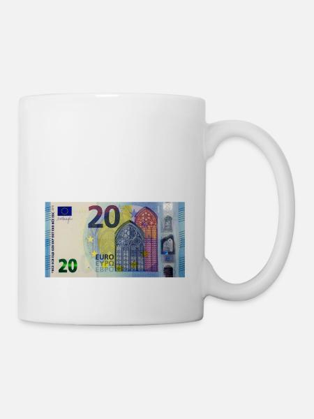 20 euro - Tasse - Weiß