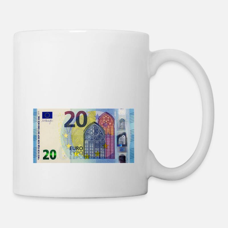 20 euro - Tasse - Weiß