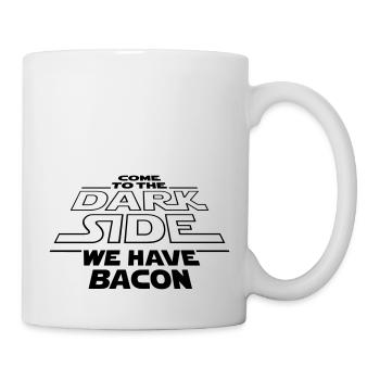 Dark Side Bacon - Tasse - Weiß - Rechts