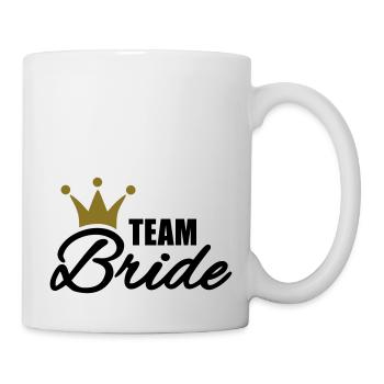 Team Bride - Tasse - Weiß - Rechts