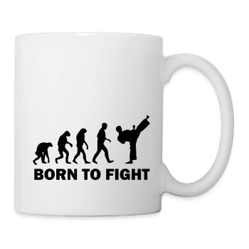 born to fight - Mug - white - Right