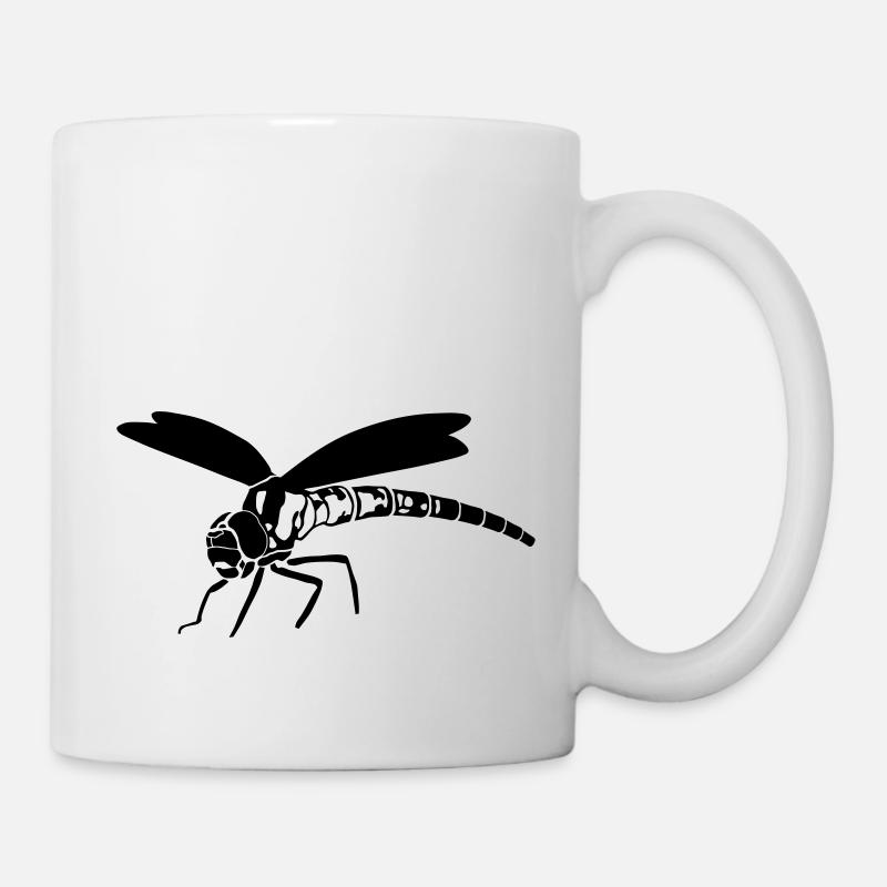 libellule - Mug blanc - blanc