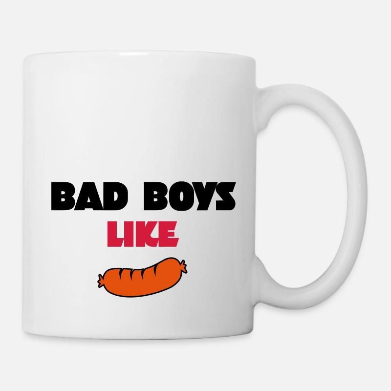 saucisse - Mug blanc - blanc