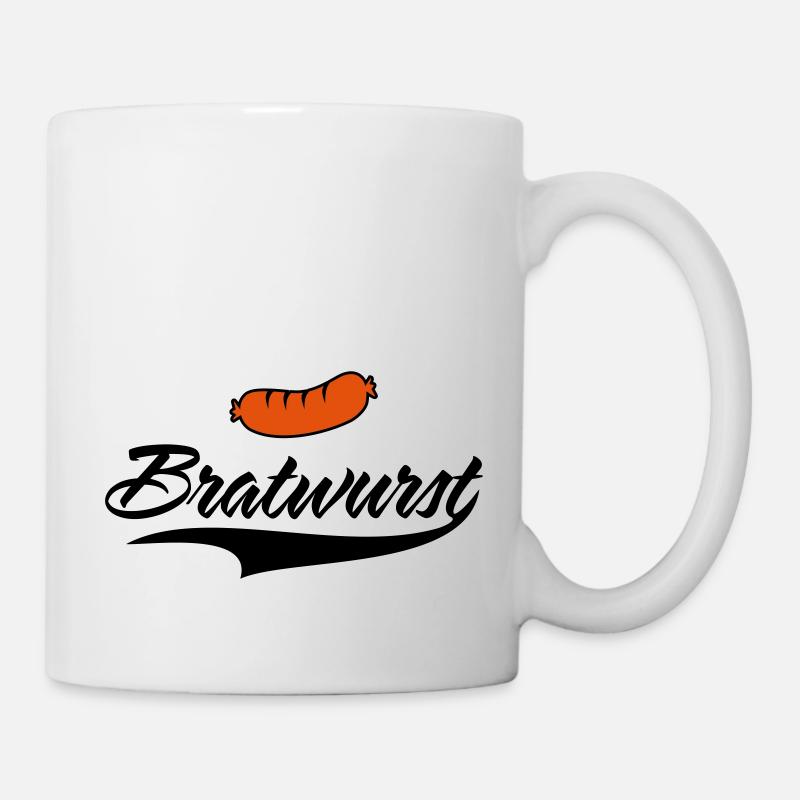 bratwurst - Tasse - Weiß