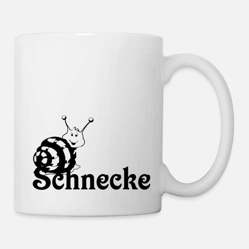 Schnecke - Tasse - Weiß