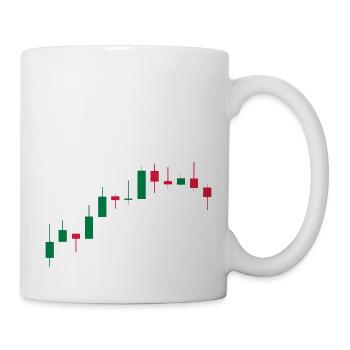 Stocks Chart Trading - Tasse - Weiß - Rechts