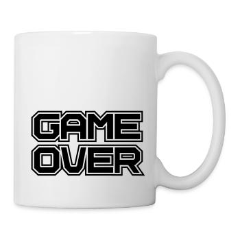Game over - Tasse - Weiß - Rechts