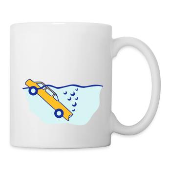 Diving Car - Tasse - Weiß - Rechts