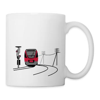 bahn - Mug blanc - blanc - Droite