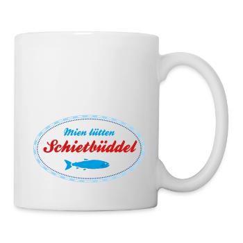 Mien lütten Schietbüddel - Tasse - Weiß - Rechts