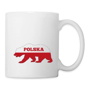 Polska Bear | Polish flag Poland gifts - Mug - white - Right